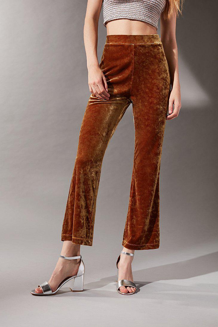 urban outfitters velvet pants