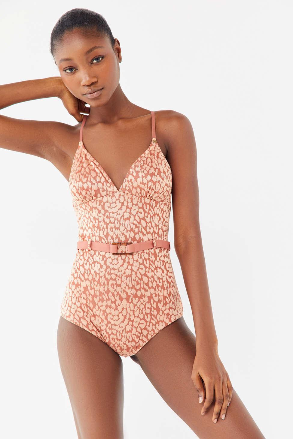love stories leopard swimsuit