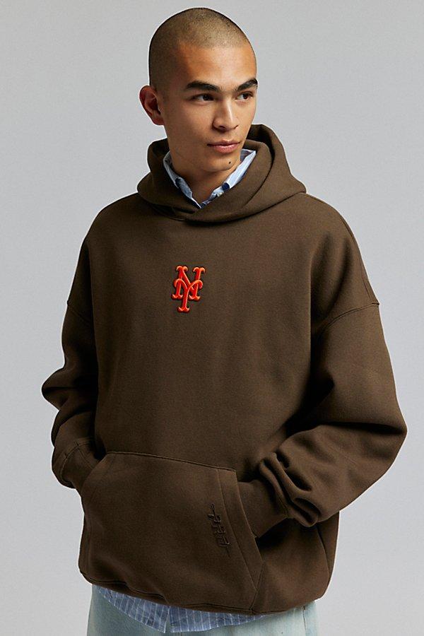 Pro Standard Uo Exclusive New York Mets Logo Hoodie Sweatshirt in