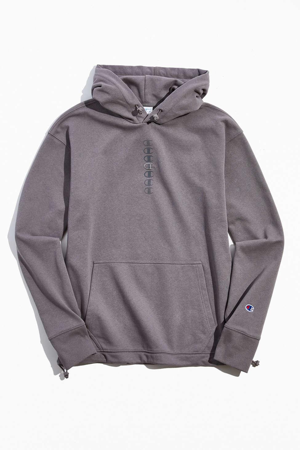 Champion Uo Exclusive Lightweight Reverse Weave Hoodie Sweatshirt in Dark Grey (Gray) for Men -