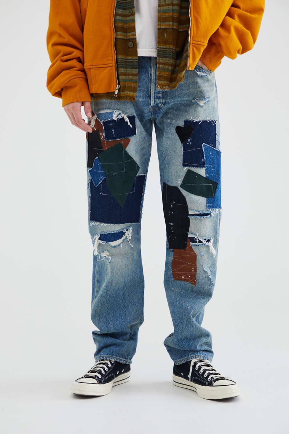 Jean patchwork levis sales