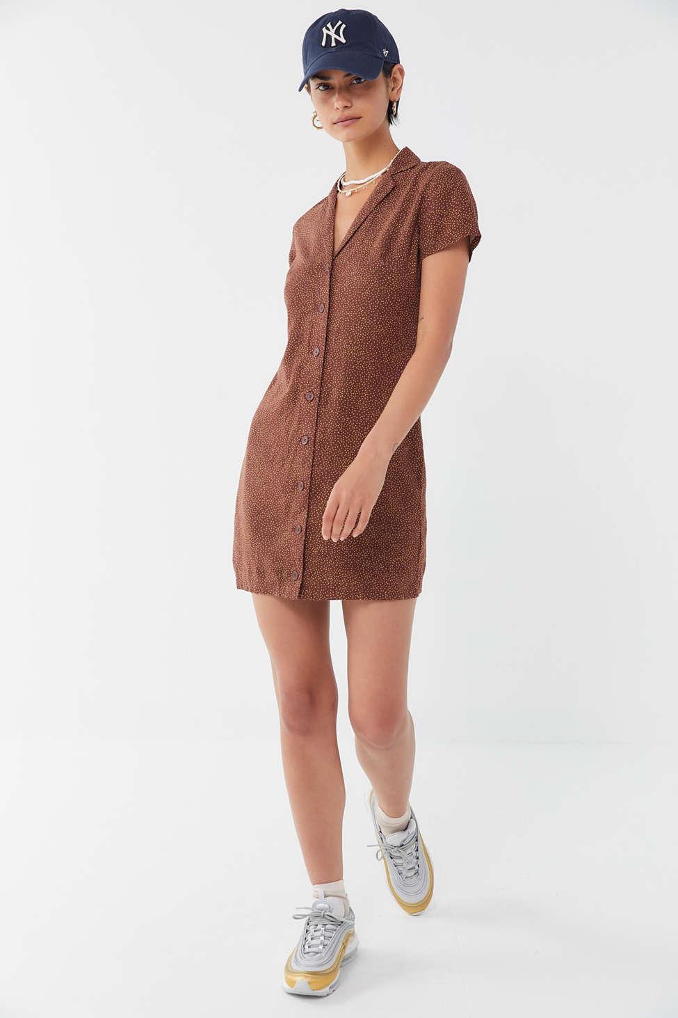 Urban Outfitters Uo Malou Linen Button ...