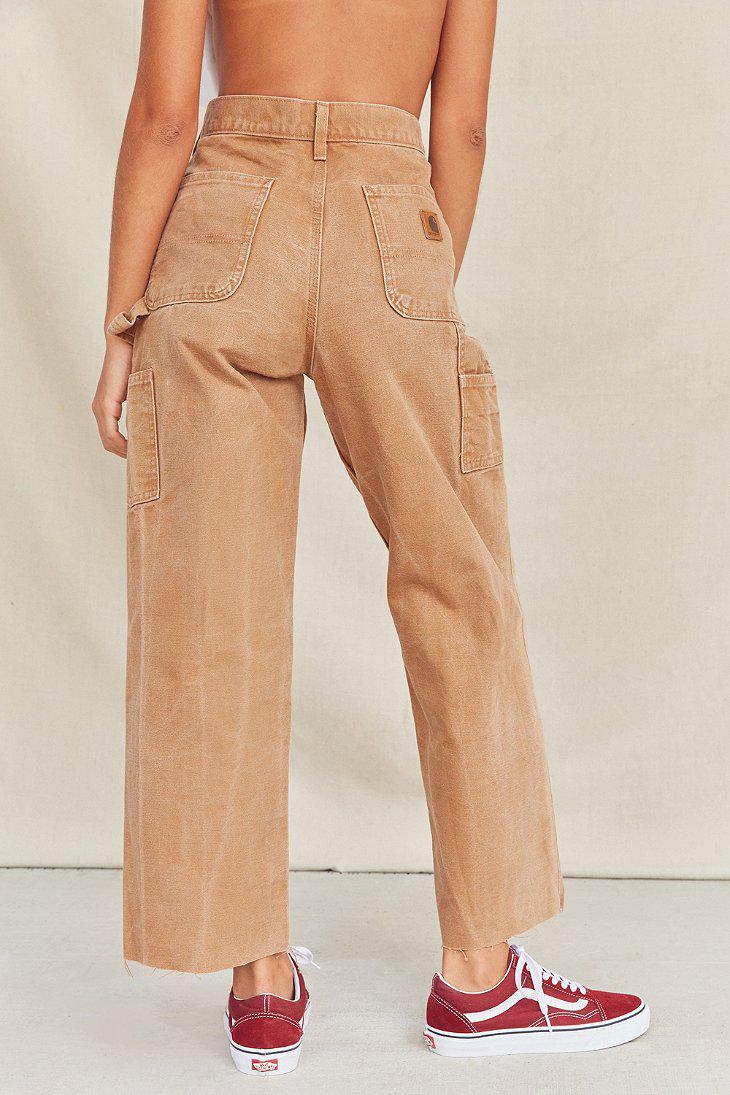 women's high waisted carhartt pants
