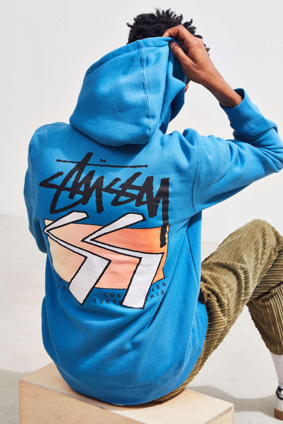 stussy cube hoodie