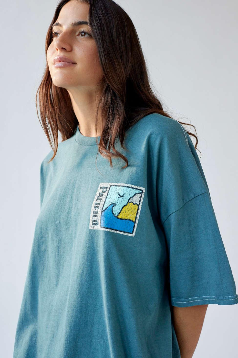 Urban Outfitters Quality Pacifico Beer Tshirt Dress in Blue Lyst