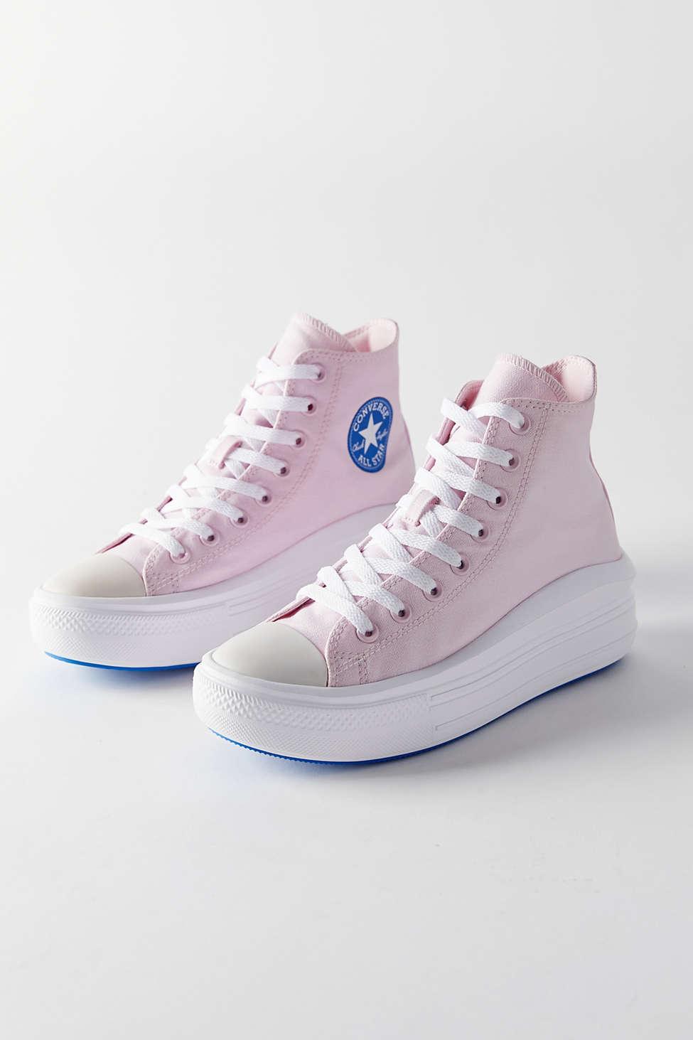 Converse Chuck Taylor All Star Move Faux Leather High Top Sneaker in