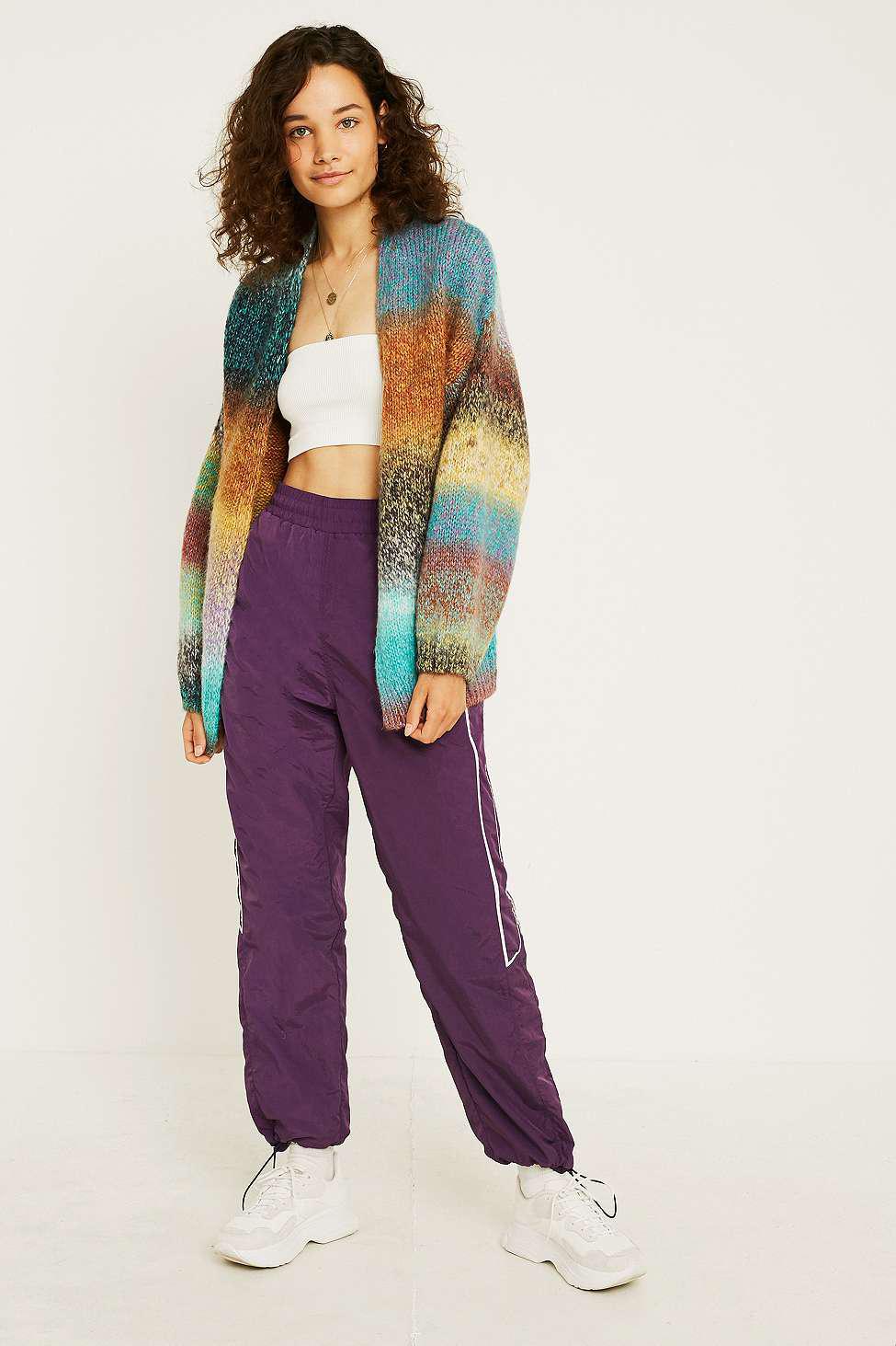rainbow ombre cardigan