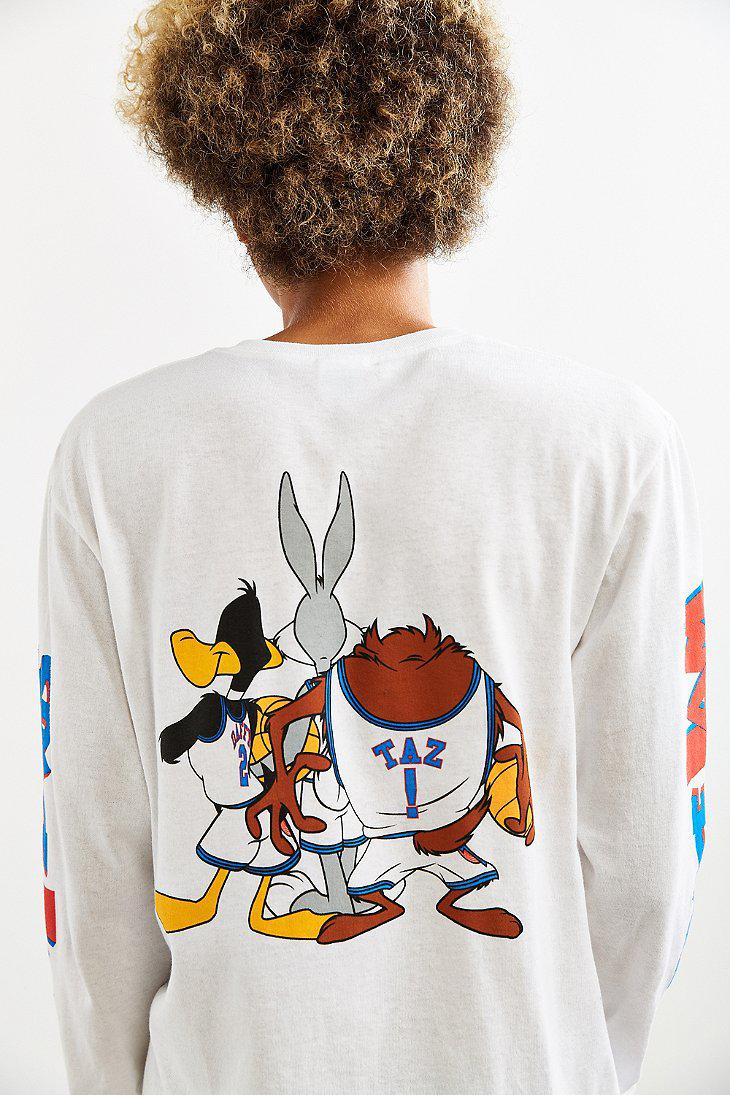 long sleeve space jam shirt