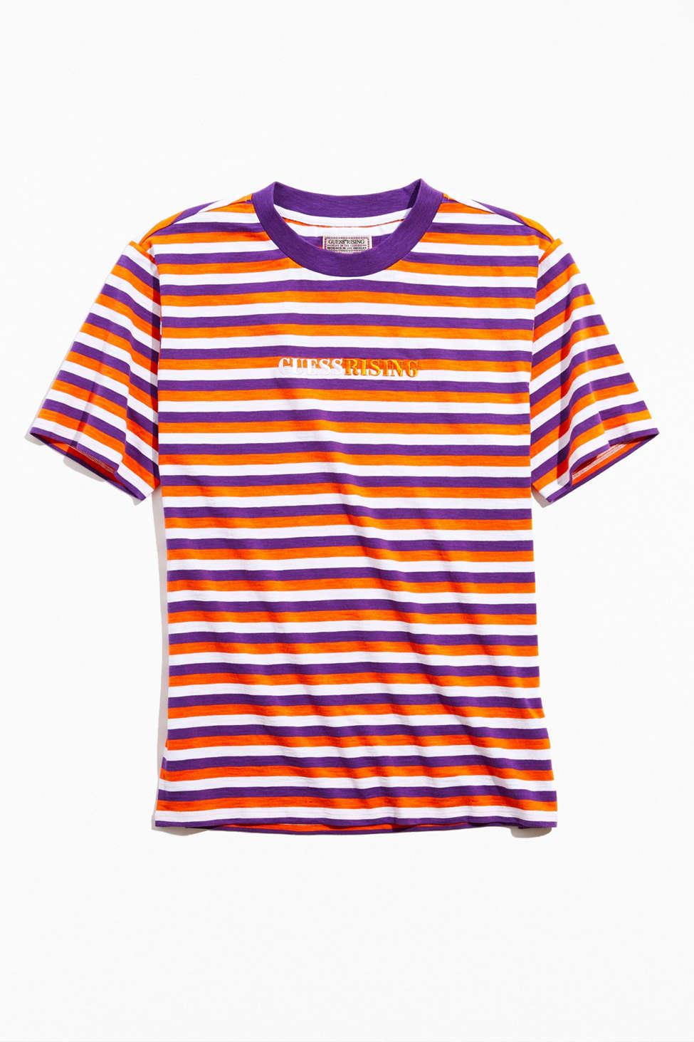 Guess Guess X Stripe Tee in for Men - Lyst