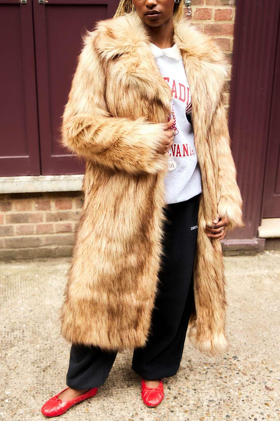 Maxi fur coat online