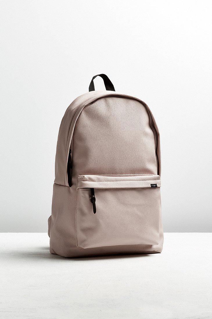 uo faux leather backpack