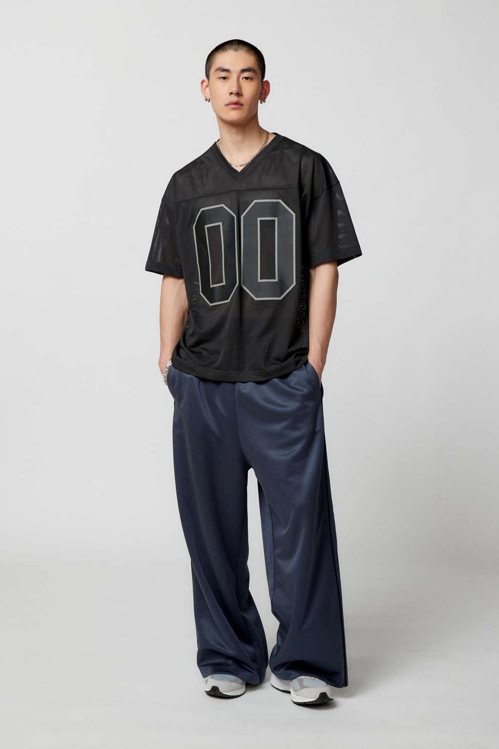 Standard Cloth Football Jersey Tee In Black At Urban