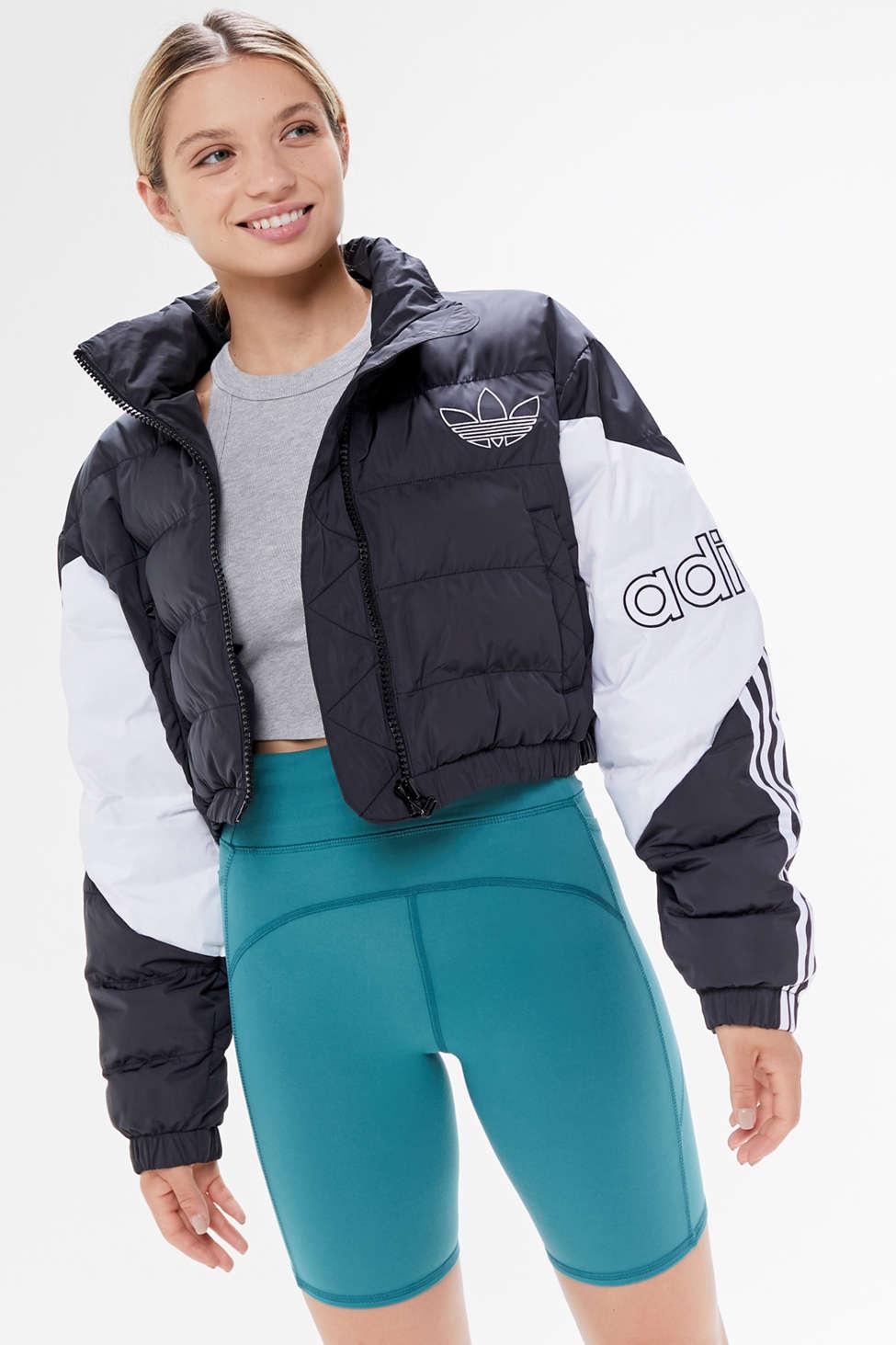 adidas originals cropped puffer