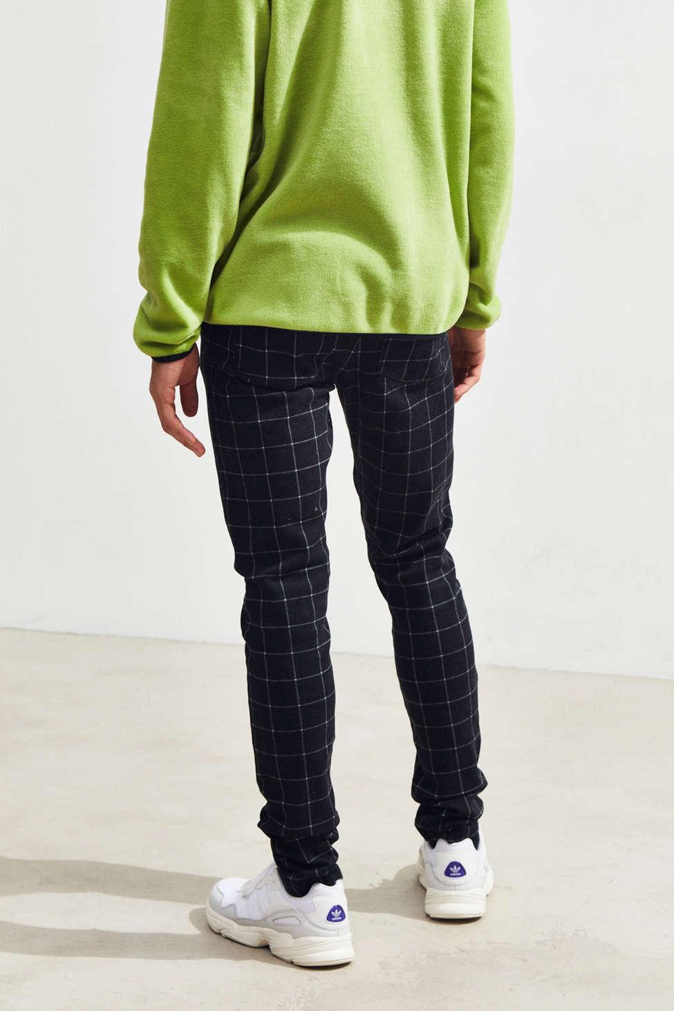 uo tartan skinny pant