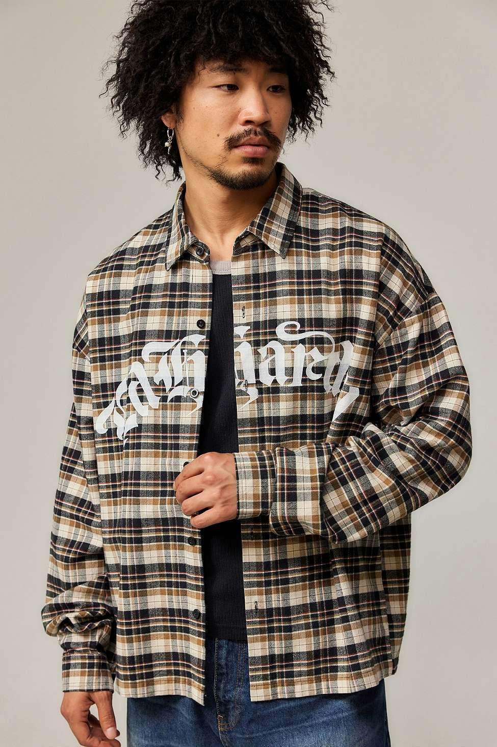 Ed hardy button down shirt hot sale