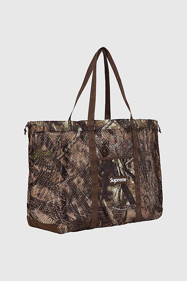 Supreme Mesh Tote Bag (Ss25) in Brown for Men | Lyst