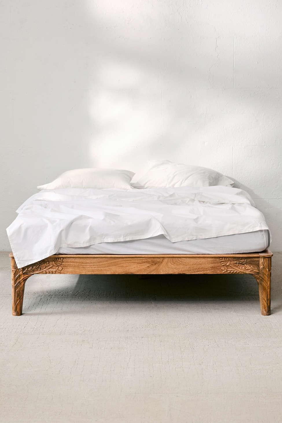 Urban Outfitters Andrea Carved Platform, Urban Outfitters Platform Bed Frame