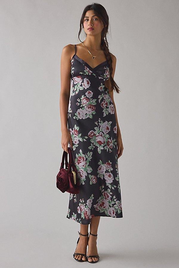 kimchi blue jaya pieced slip dress It On Tie-Back Satin Midi in Black category:Sport Center Berylove Women White Graduation Size:SMALL