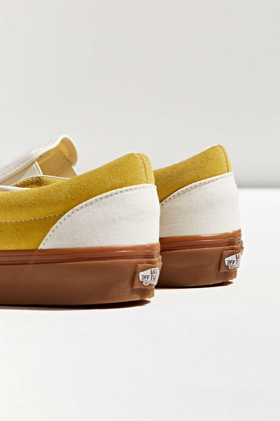 Vans Rubber Gum Sole Slipon Sneaker in Ivory (White) for Men Lyst