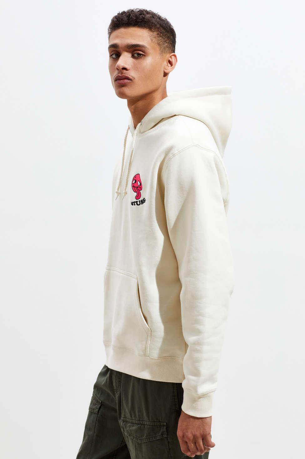 stussy logo hoodie sweatshirt