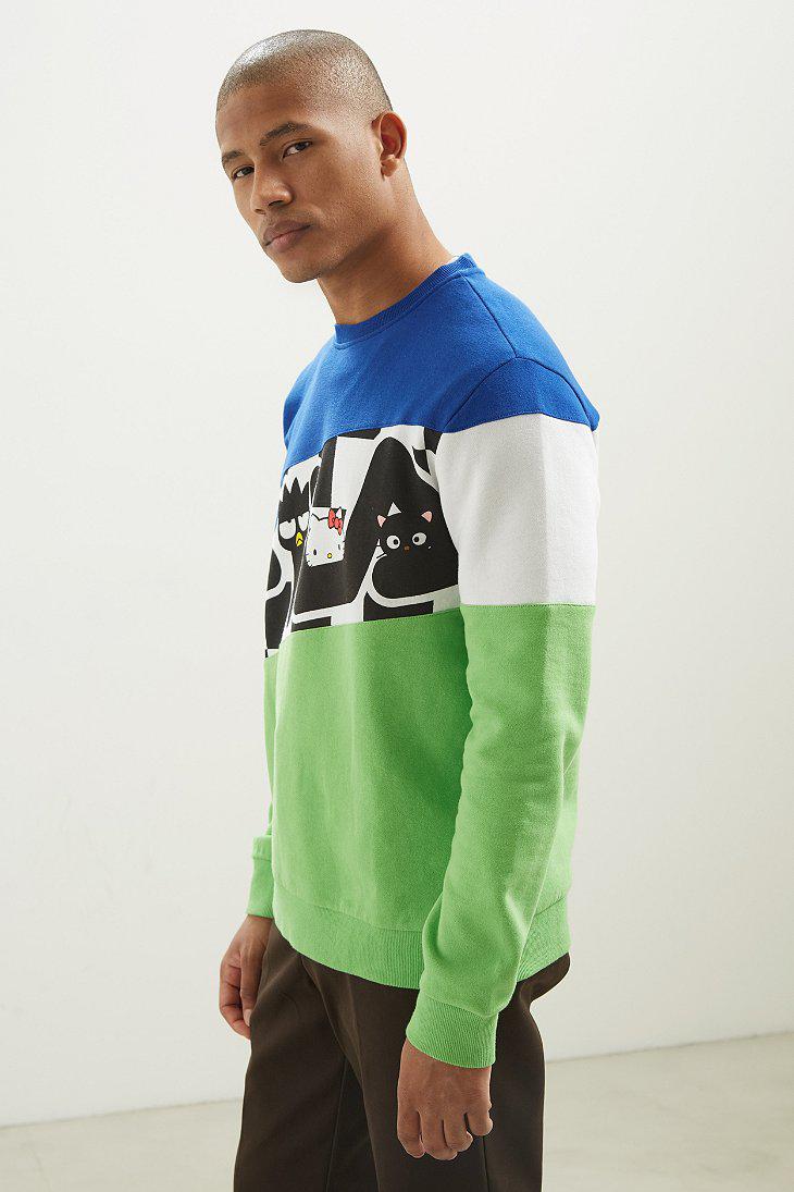 Fila Fila X Sanrio For Uo Crew Neck Sweatshirt in Blue for Men | Lyst