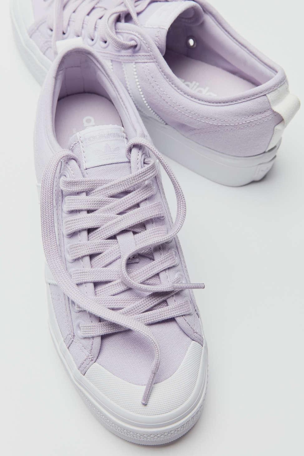 adidas Denim Nizza Platform Shoes in Lilac (Purple) | Lyst