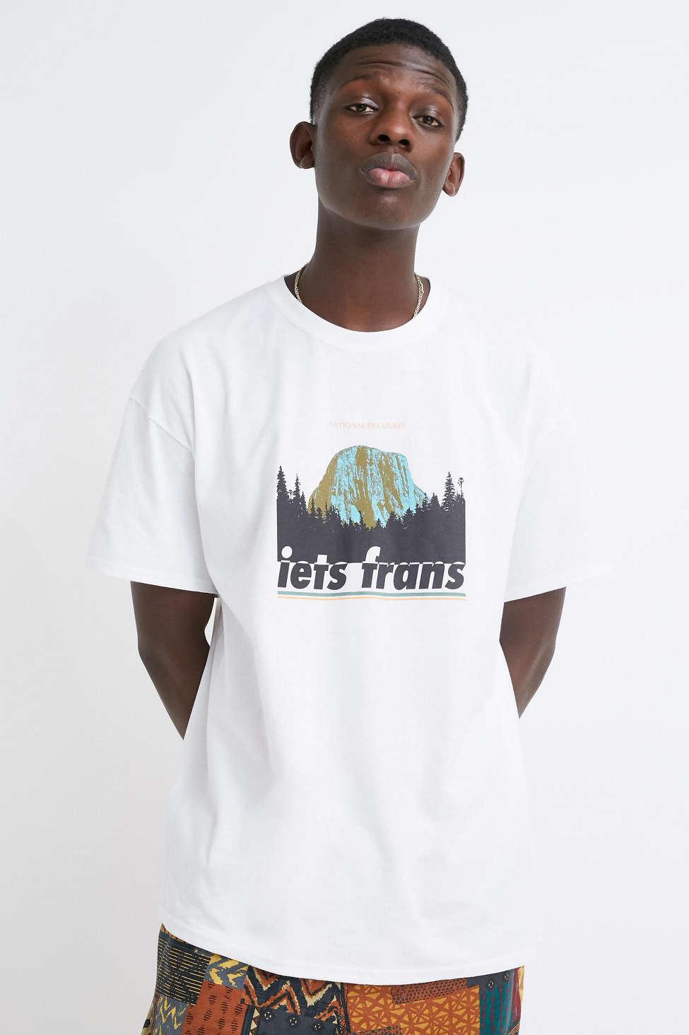 Download iets frans White Graphic T-shirt for Men - Lyst