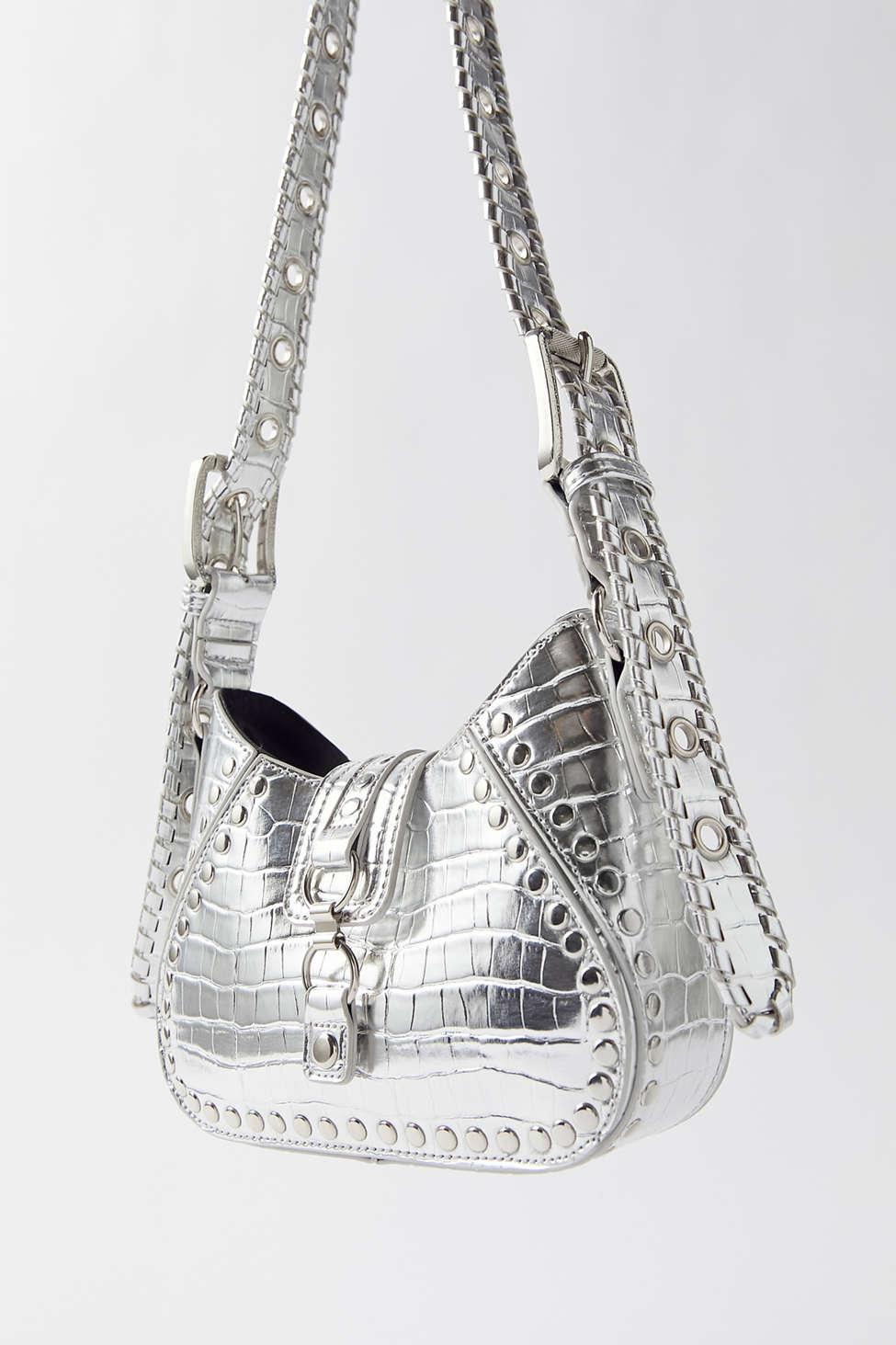 silver handbags