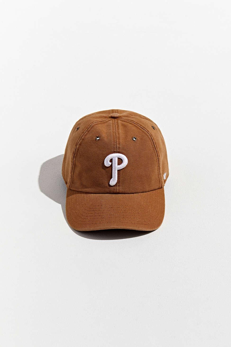 47 Brand Canvas X Carhartt Philadelphia Phillies Baseball Hat in Brown for  Men | Lyst