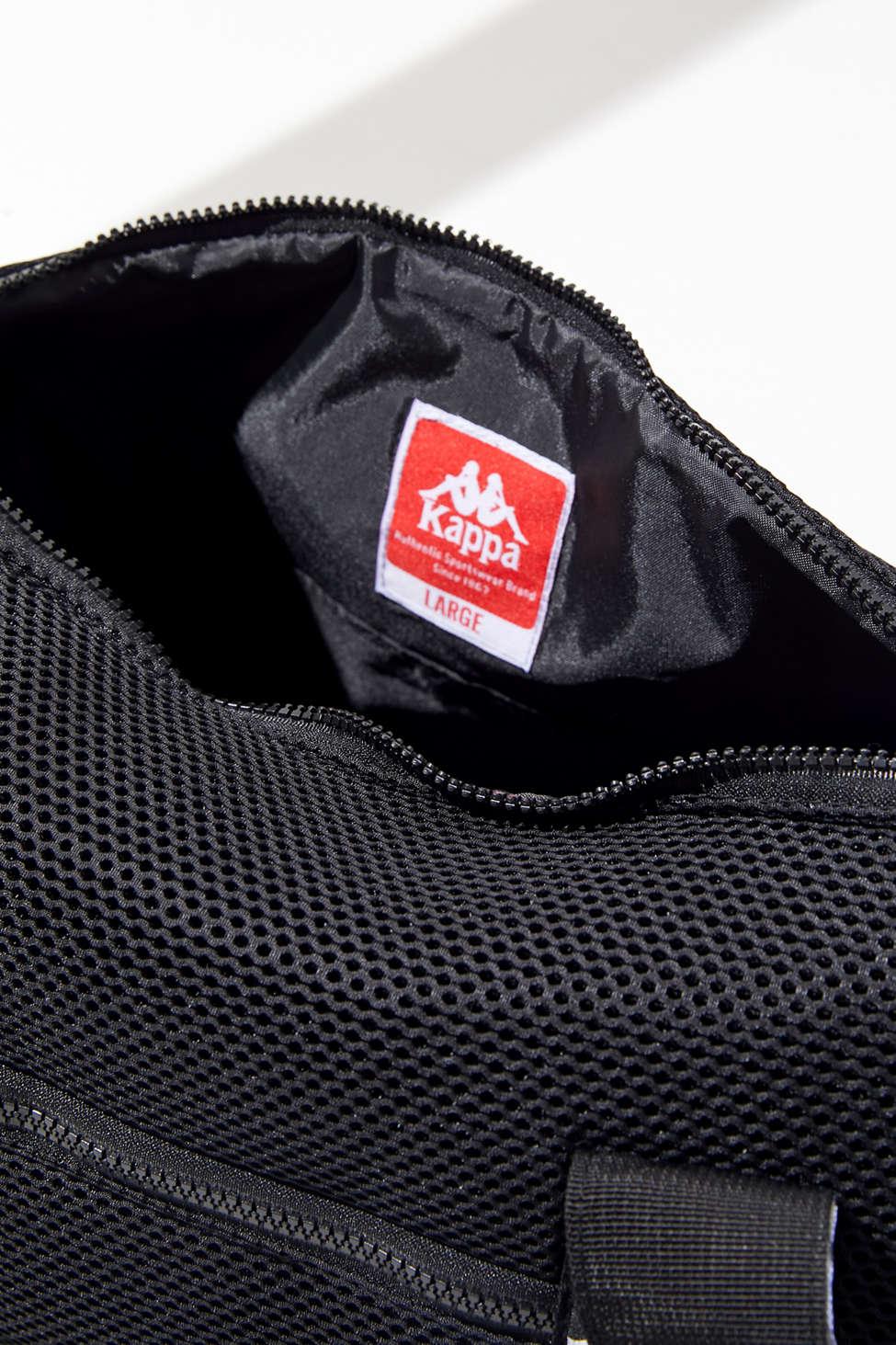Kappa Authentic Angy Duffle Bag in Black | Lyst