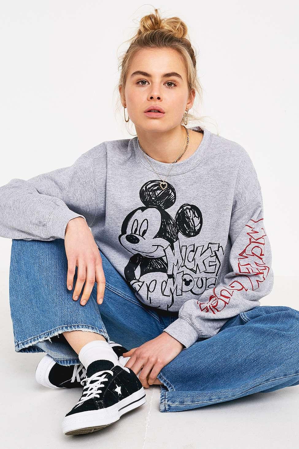 urban outfitters mickey mouse sweatshirt