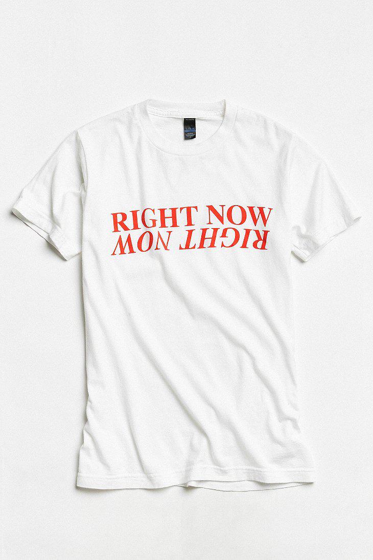 Urban Outfitters Cotton Haim Right Now Tee in White | Lyst