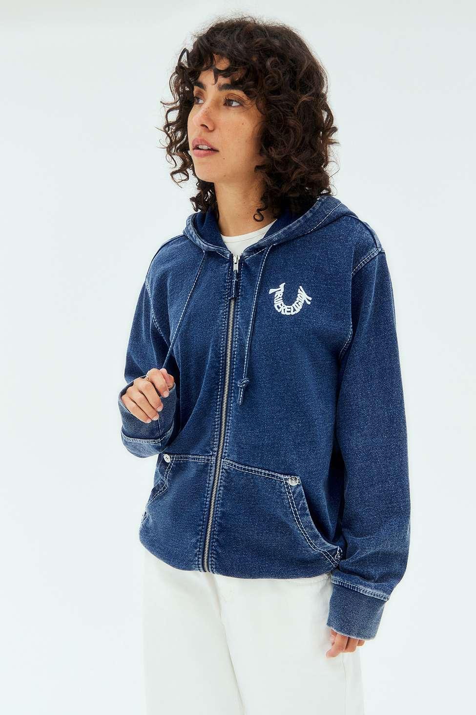True religion sweater blue hotsell