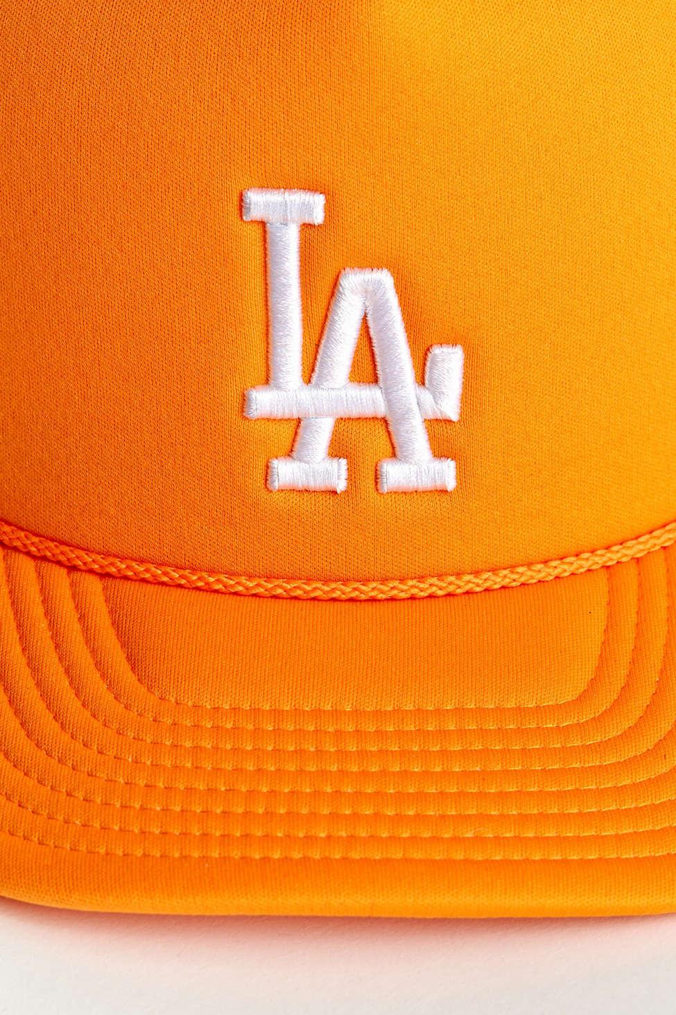 47 Uo Exclusive Los Angeles Dodgers Hat in Orange for Men