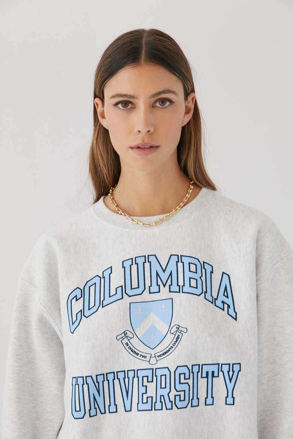 Champion Uo Exclusive Columbia University Sweatshirt in Gray | Lyst