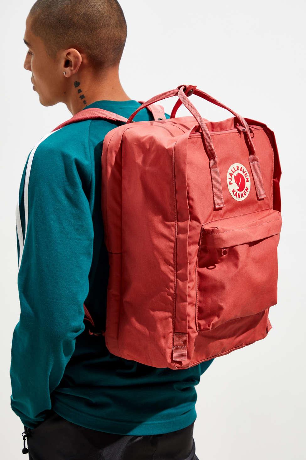 Lam voorzetsel Grit Fjallraven Uo Exclusive Kanken Big Backpack in Red for Men | Lyst