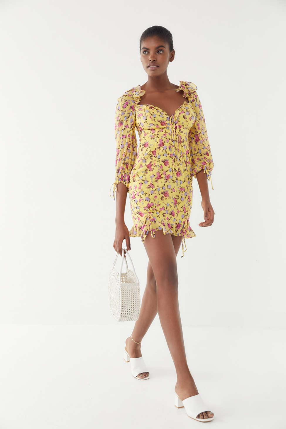 for love and lemons beaumont mini dress