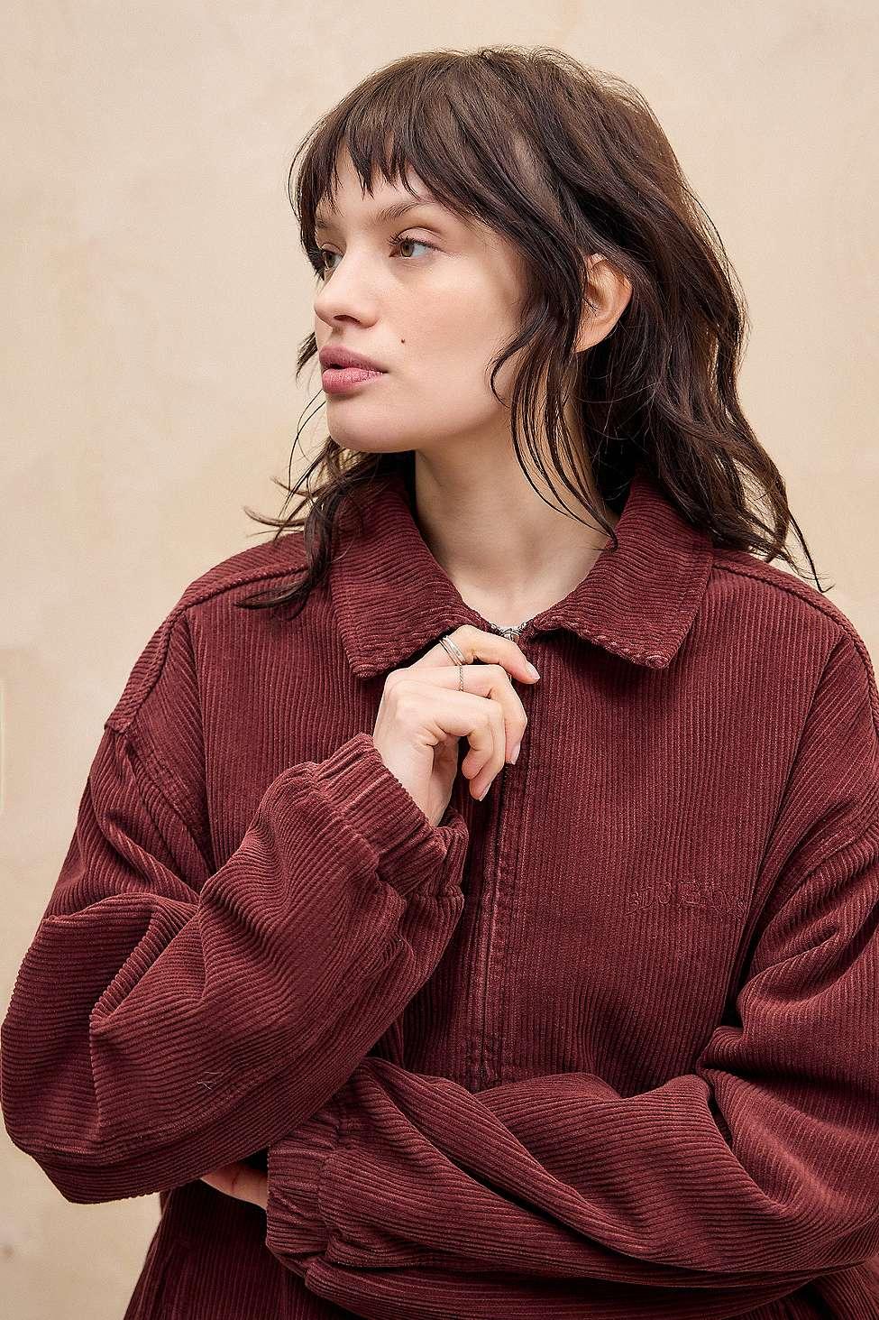 BDG Corduroy Harrington Jacket Xl At Urban Outfitters in Red Lyst UK