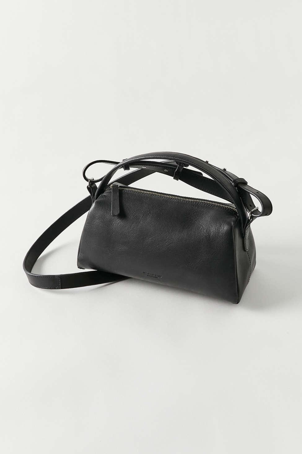 Vagabond Leather Crossbody Bag in Black