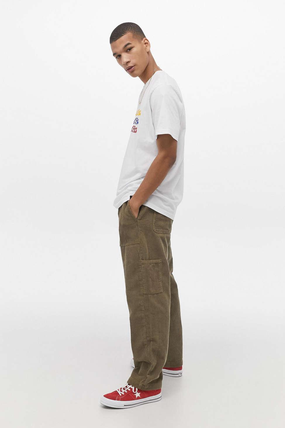 BDG Taupe Corduroy Carpenter Pant for Men