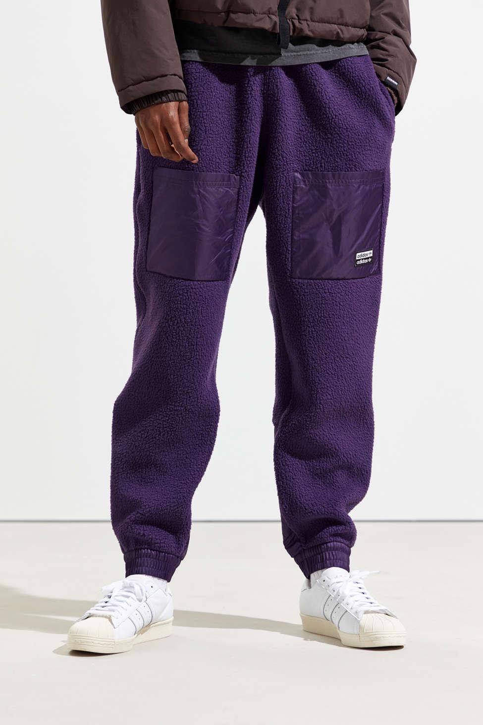 Sukkerrør protestantiske Illusion adidas Adidas Vocal Sherpa Track Pant in Purple for Men | Lyst