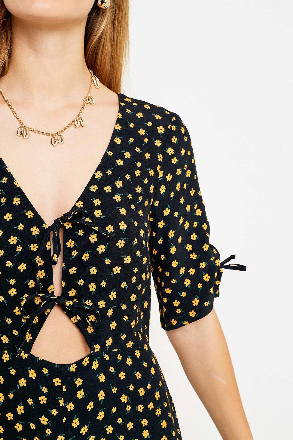 urban outfitters floral jumpsuit