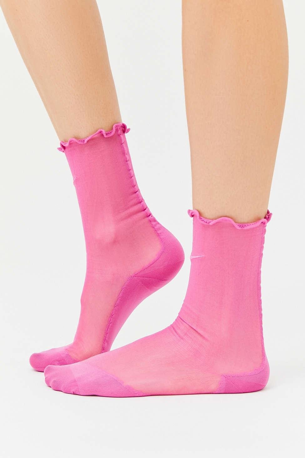 Nike Sheer Training Sock in Pink | Lyst