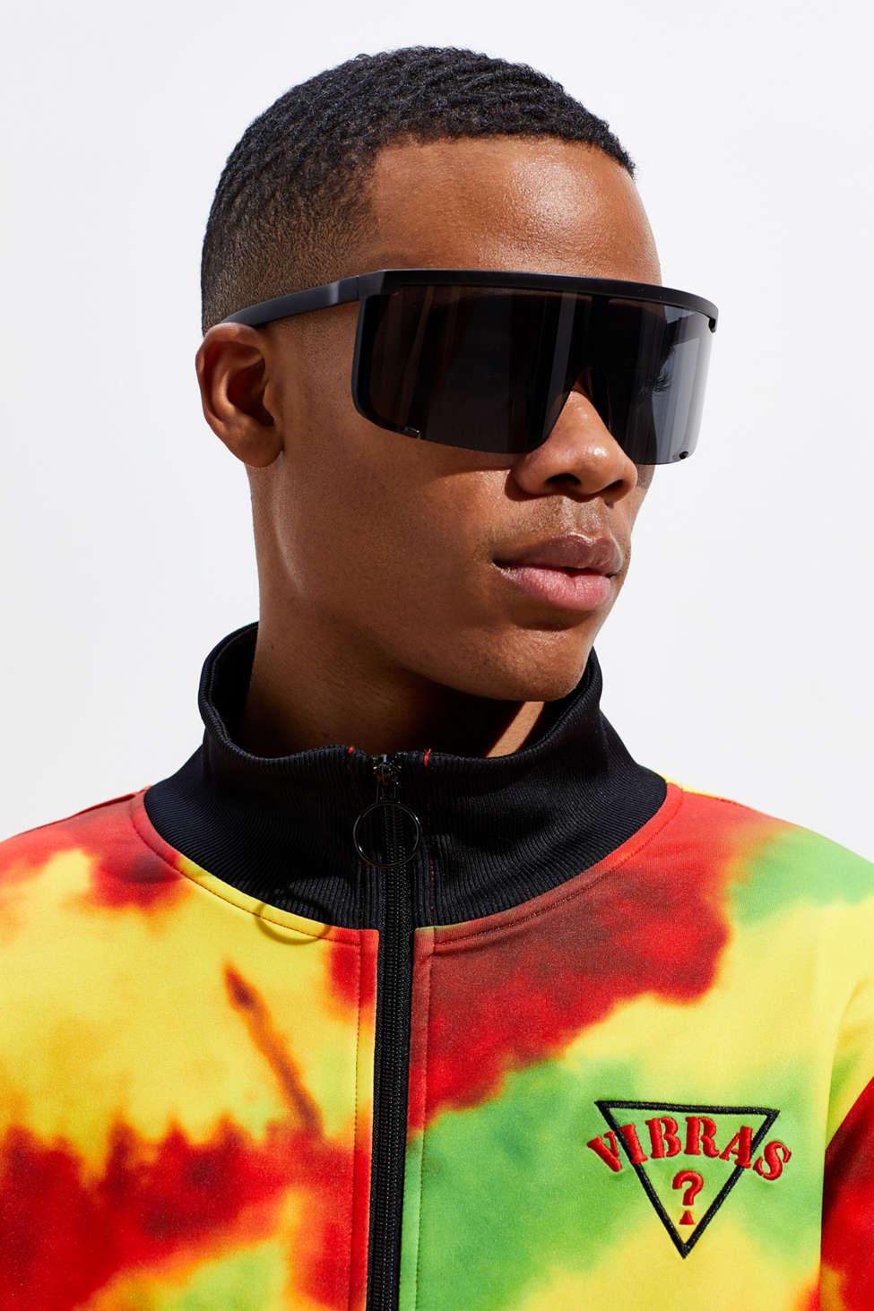Shield top sunglasses mens