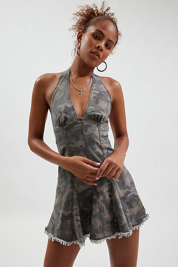slim fit dress slacks Samara Halterneck Mini Dress main image 0
