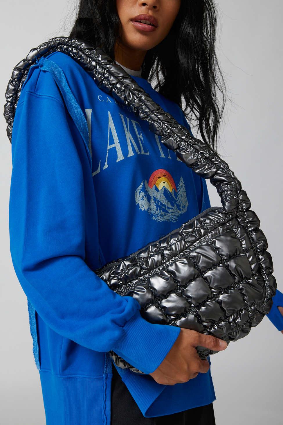 Urban Outfitters Max Pucker Quilted Puffy Crossbody Bag In