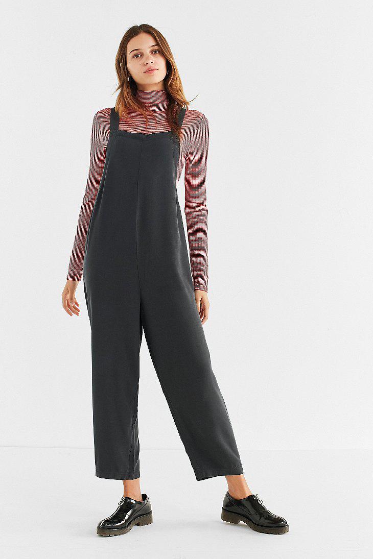 Urban Outfitters Uo Tania Shapeless Overall in Black - Lyst
