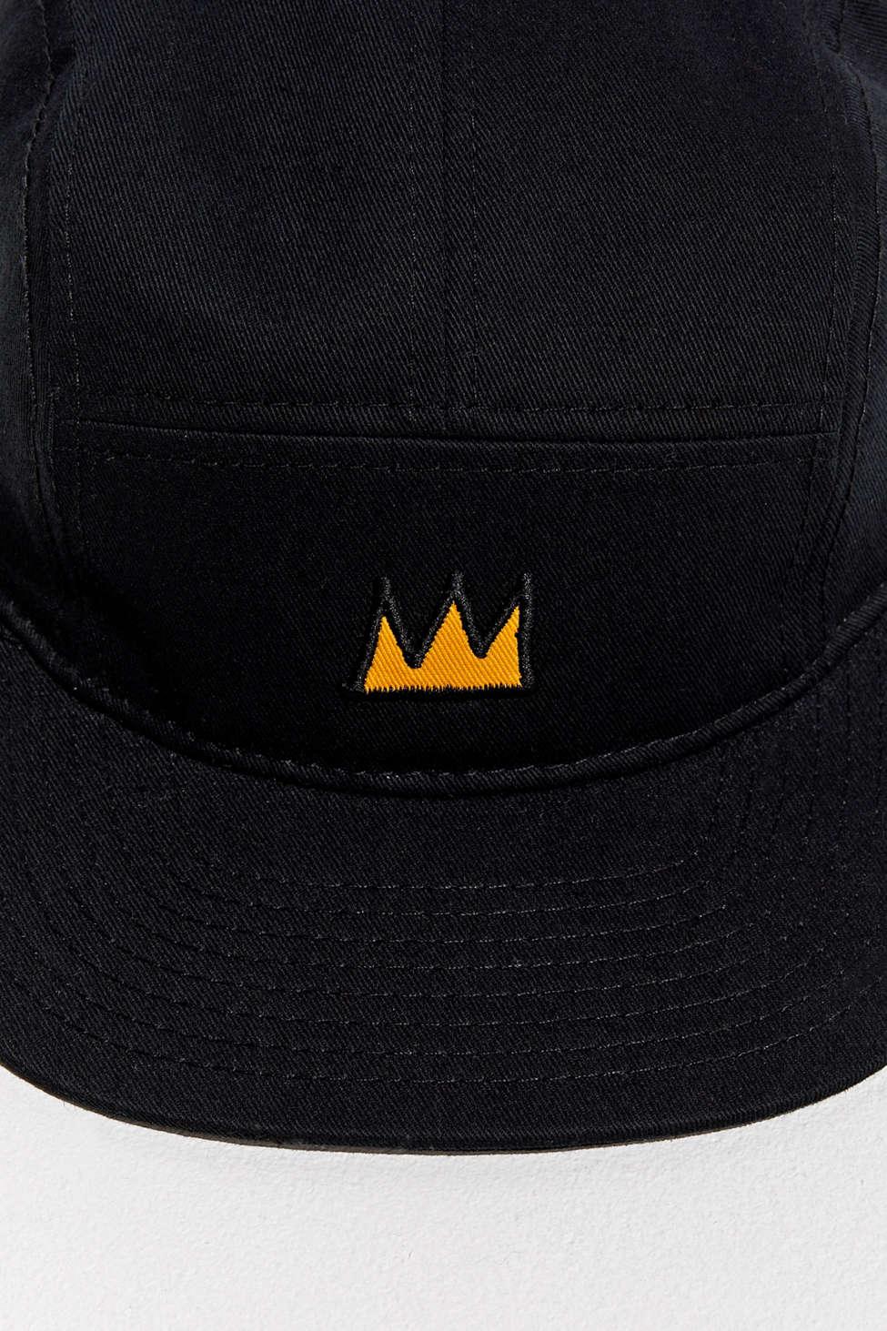 Cotton Basquiat Crown 5-panel Hat 