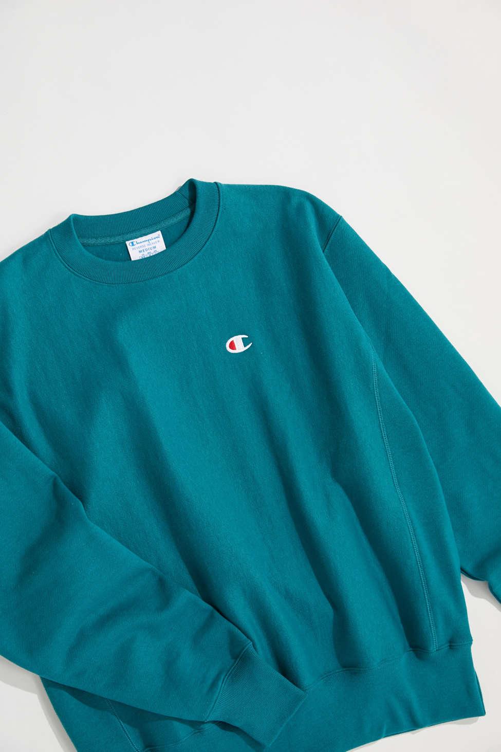 turquoise champion sweatshirt