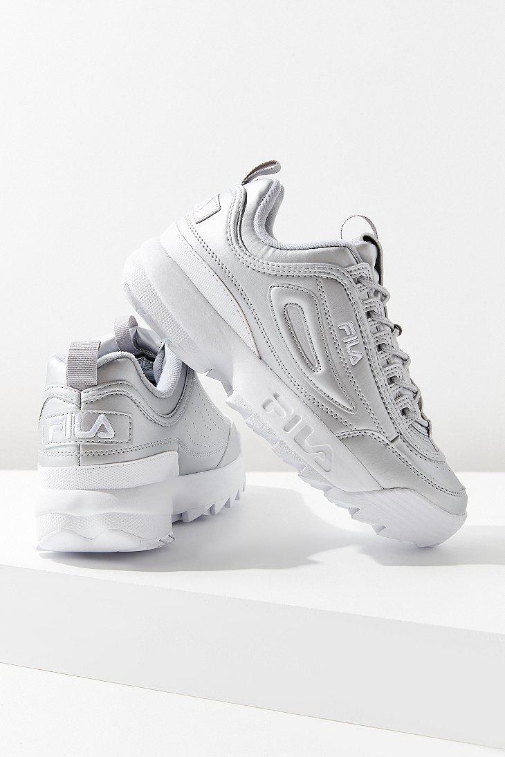 fila disruptor premium metallic